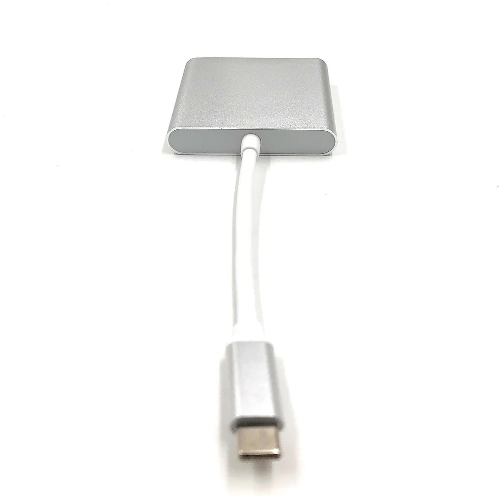 4K HDMI USB 3.1 Type C Hub for MacBook Pro 2016/2017 with/Without Touch Bar (Silver) Premium