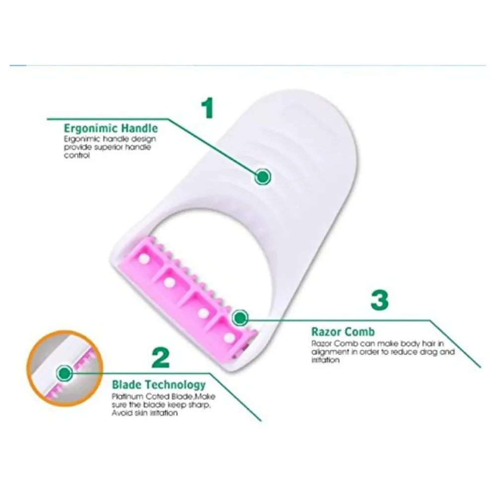 Disposable 6 Blades Body & Bikini Shaving Razor For Women - 2