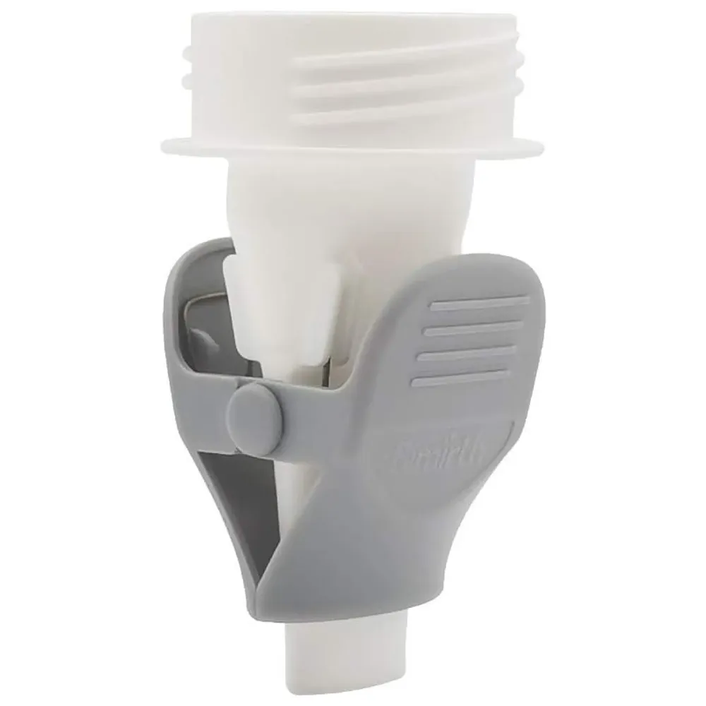 Baby Breastmilk Storage Bag Adapters, Compatible with Wide Neck Flange, Works with Most Bags Pump Directly into Storage Bags Safe PP Material BPA Free. - 9