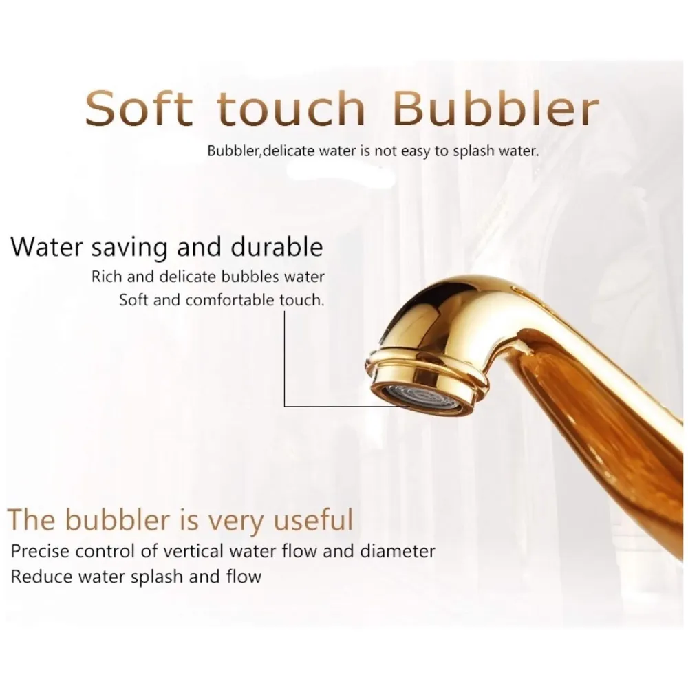 Black Gold Basin Tap Faucet Mixer ~ 28 Cms Height Table Mounted with 2 Braided Connection Pipes 450mm(Without pop-up) (Black Diamond)