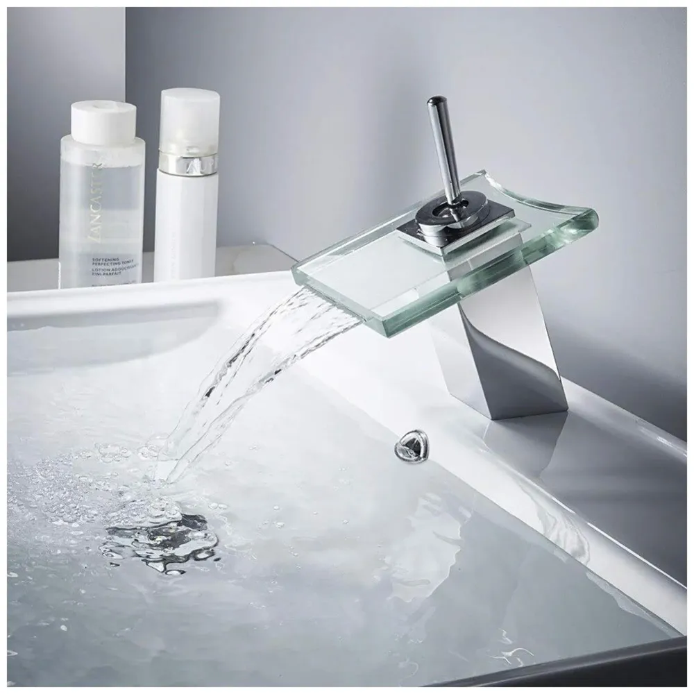 Copper 90 degrees Bathroom Faucet, Multicolour, Ceramic finish