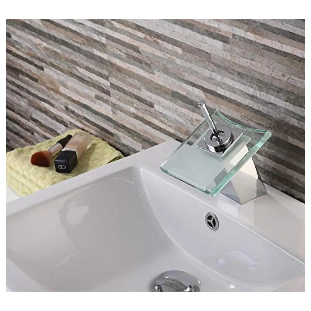 Copper 90 degrees Bathroom Faucet, Multicolour, Ceramic finish