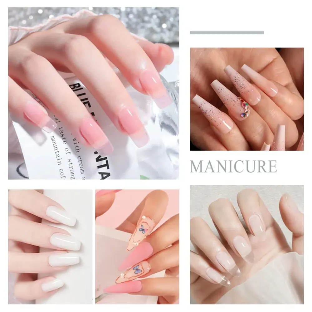 Monomer And 3 Acrylic Powder Kit with Professional Monomer For Nail Extension Acrylic Nail Brush for nail art