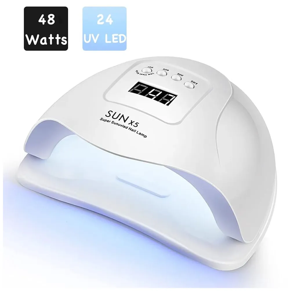 LIMEGIRL Professional 48w 24 LEDs Automatic Sensor LED UV Nail Dryer Nail Curing Nail Art Lamp Manicure Pedicure Tool.