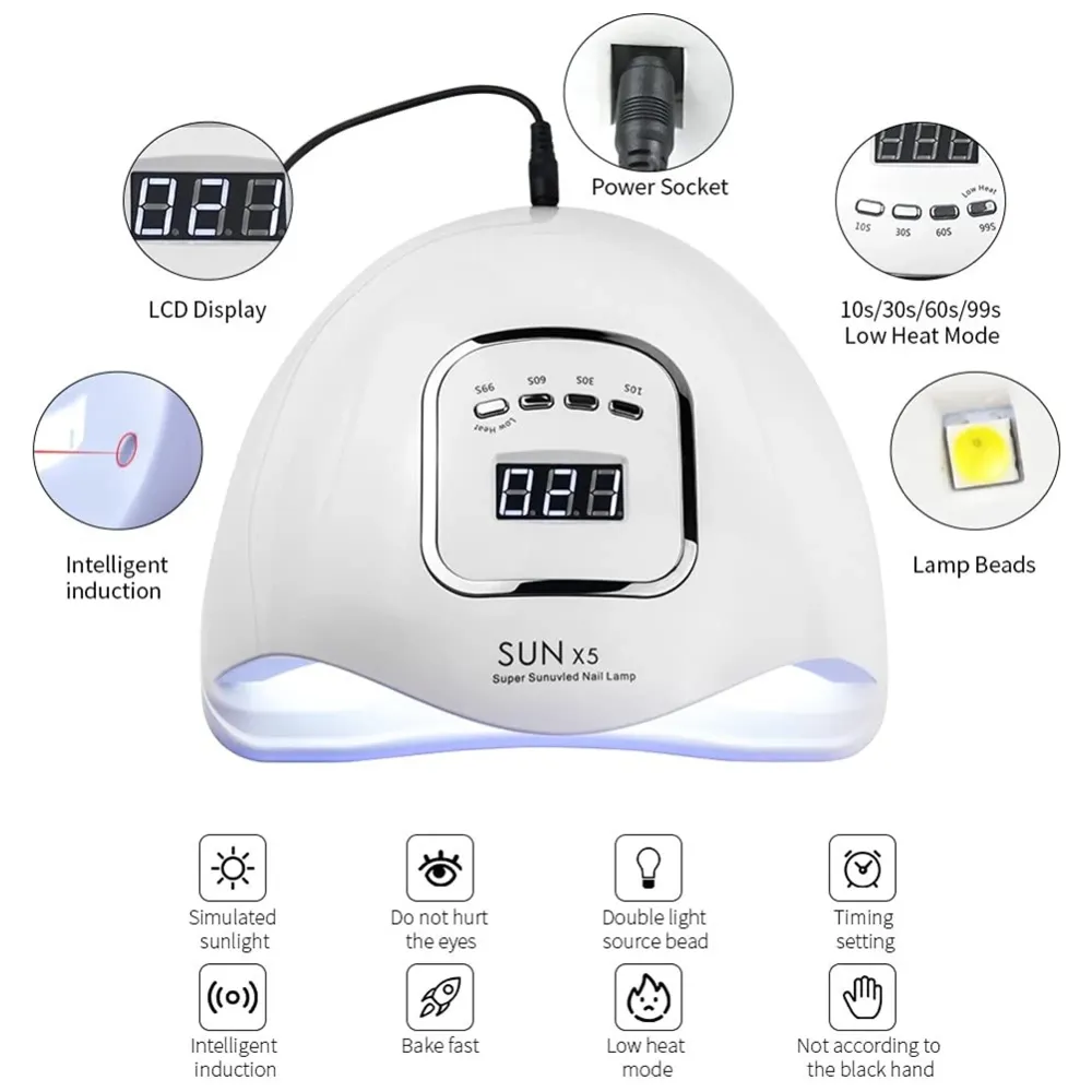 Professional 48w 24 LEDs Automatic Sensor LED UV Nail Dryer Nail Curing Nail Art Lamp Manicure Pedicure Tool.