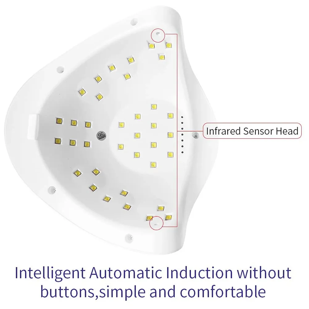 Professional 48w 24 LEDs Automatic Sensor LED UV Nail Dryer Nail Curing Nail Art Lamp Manicure Pedicure Tool.