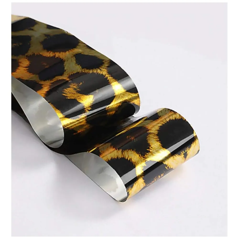 Nail foil Set For Nail Art, 10 Rolls, Easy To Use Complete Kit For Beginners.