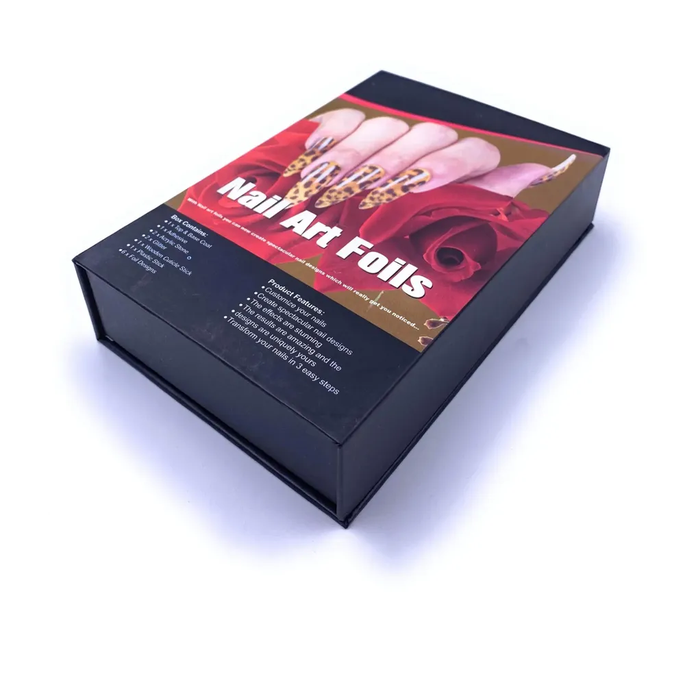 Nail Foil Set, Shimmery Finish, 9 Ml