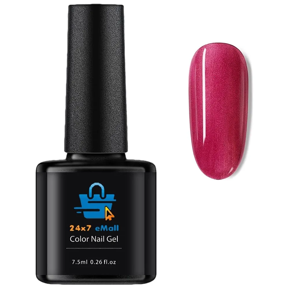 Starry Red Long-lasting UV Nail Gel Polish 1 Bottle 7.5 ML (084) Premium