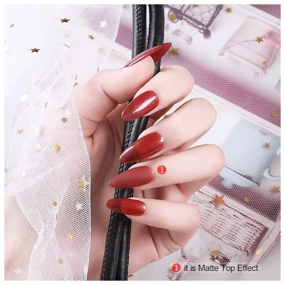 Starry Red Long-lasting UV Nail Gel Polish 1 Bottle 7.5 ML (084) Premium