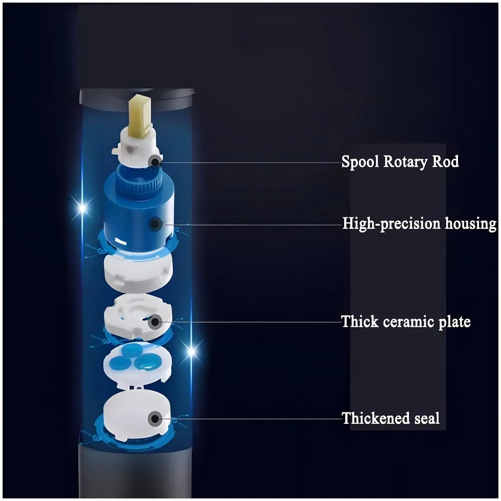 Black Gold Tall Faucet Single Lever Basin Mixer Tall Black, for Bathroom Washbasins Toilets 12 Inches Height.