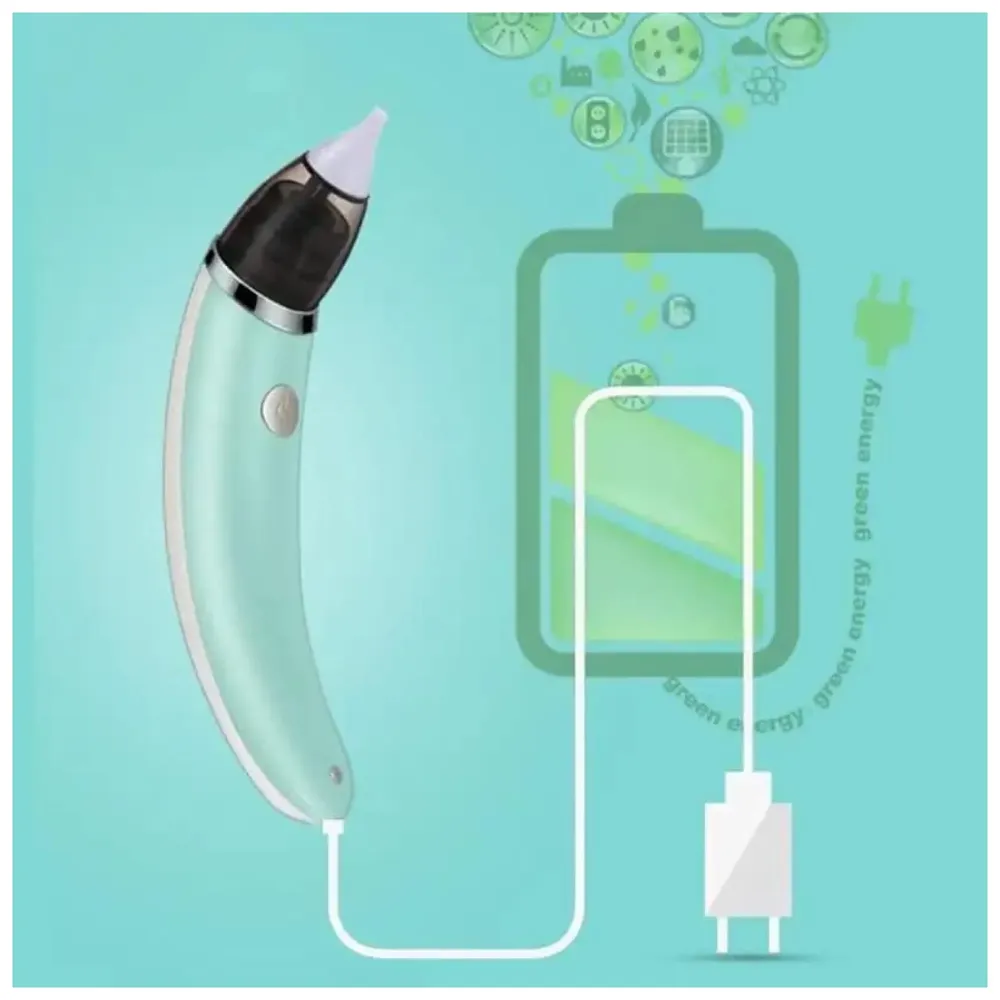 Electric Baby Nasal Aspirator Safe Baby Nose Cleaner Easy Operated Nose Sucker - Relieve Blocked Nose for Babies Infants Toddlers Portable