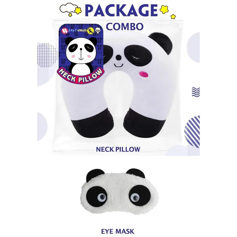 Velvet Neck Pillow (Set of 3) (neck pillow)