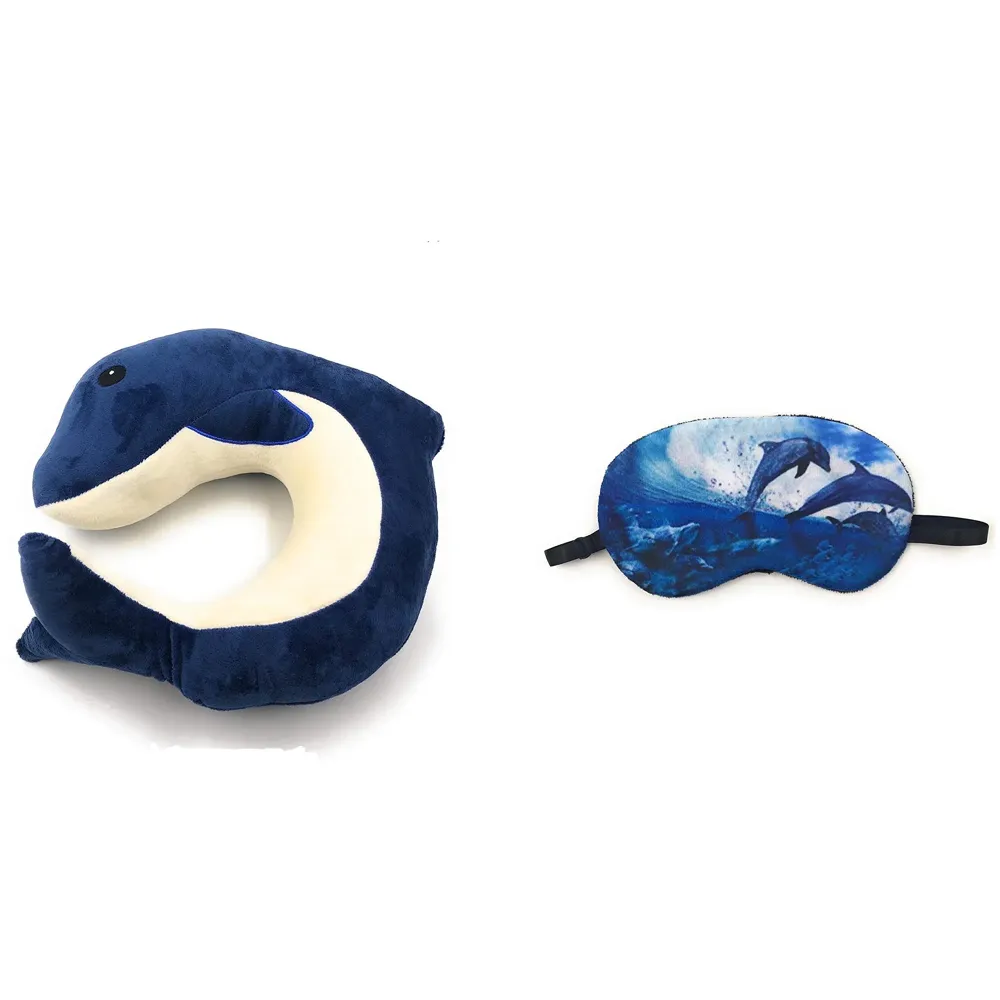 Velvet Neck Pillow (Set of 3) (Multicolored_neck pillow)