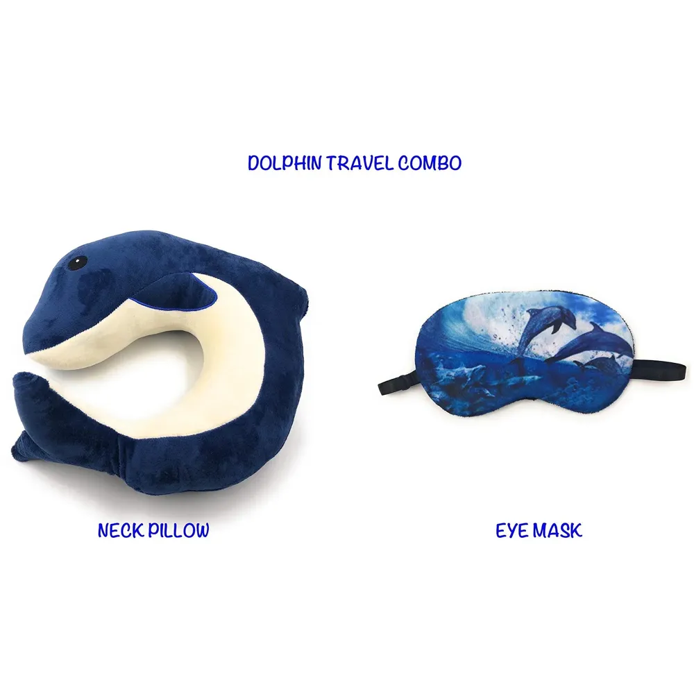 Velvet Neck Pillow (Set of 3) (Multicolored_neck pillow)