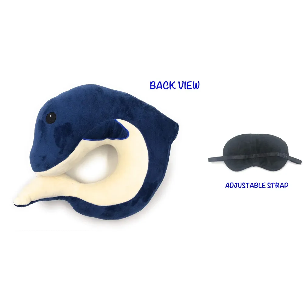 Velvet Neck Pillow (Set of 3) (Multicolored_neck pillow)