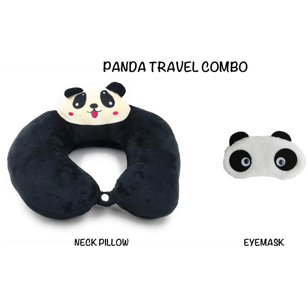 Velvet Neck Pillow (Set of 2) (Multicolored_neck pillow)