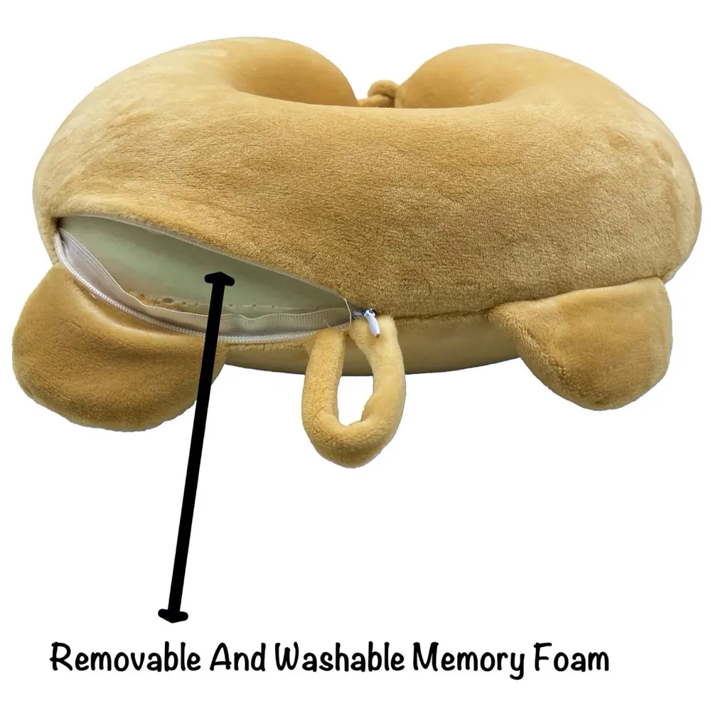 Velvet Neck Pillow (Set of 3) (Multicolored_neck pillow) - 2