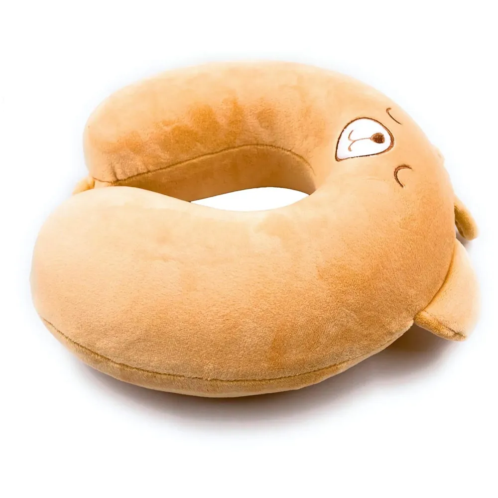 Velvet Neck Pillow (Set of 3) (Multicolored_neck pillow) - 6