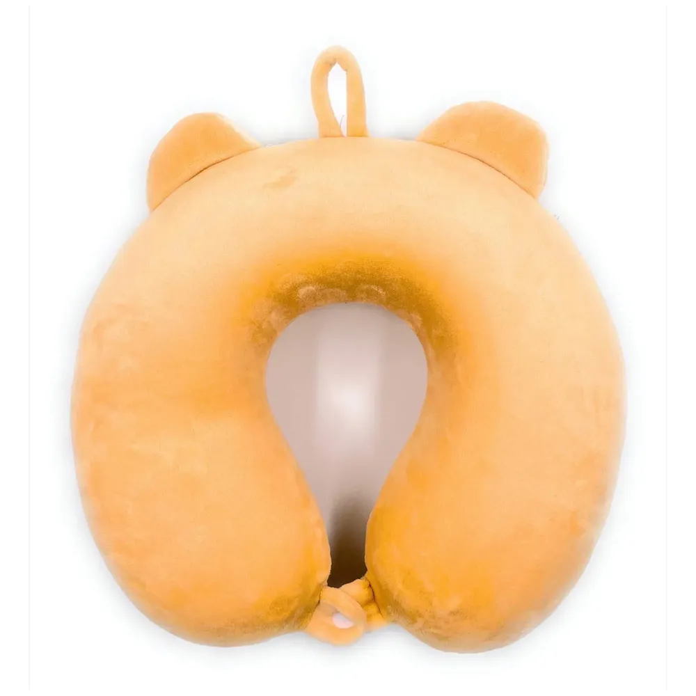 Velvet Neck Pillow (Set of 3) (Multicolored_neck pillow)