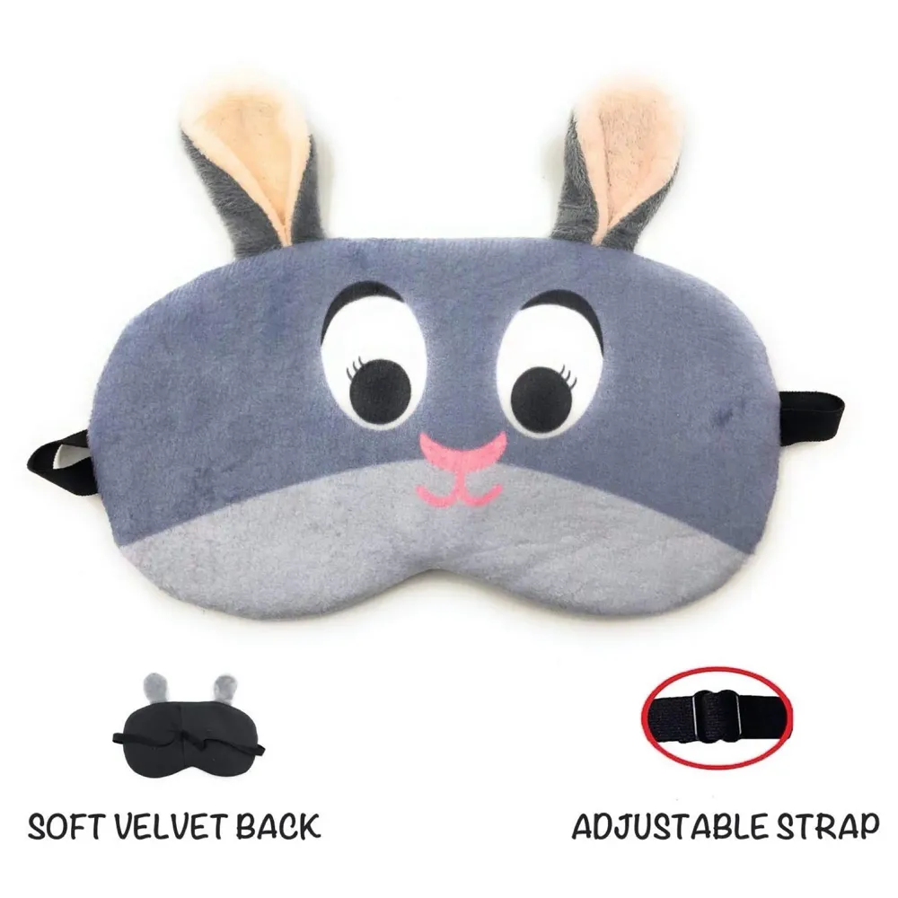 Velvet Neck Pillow (Set of 3, Bunny)