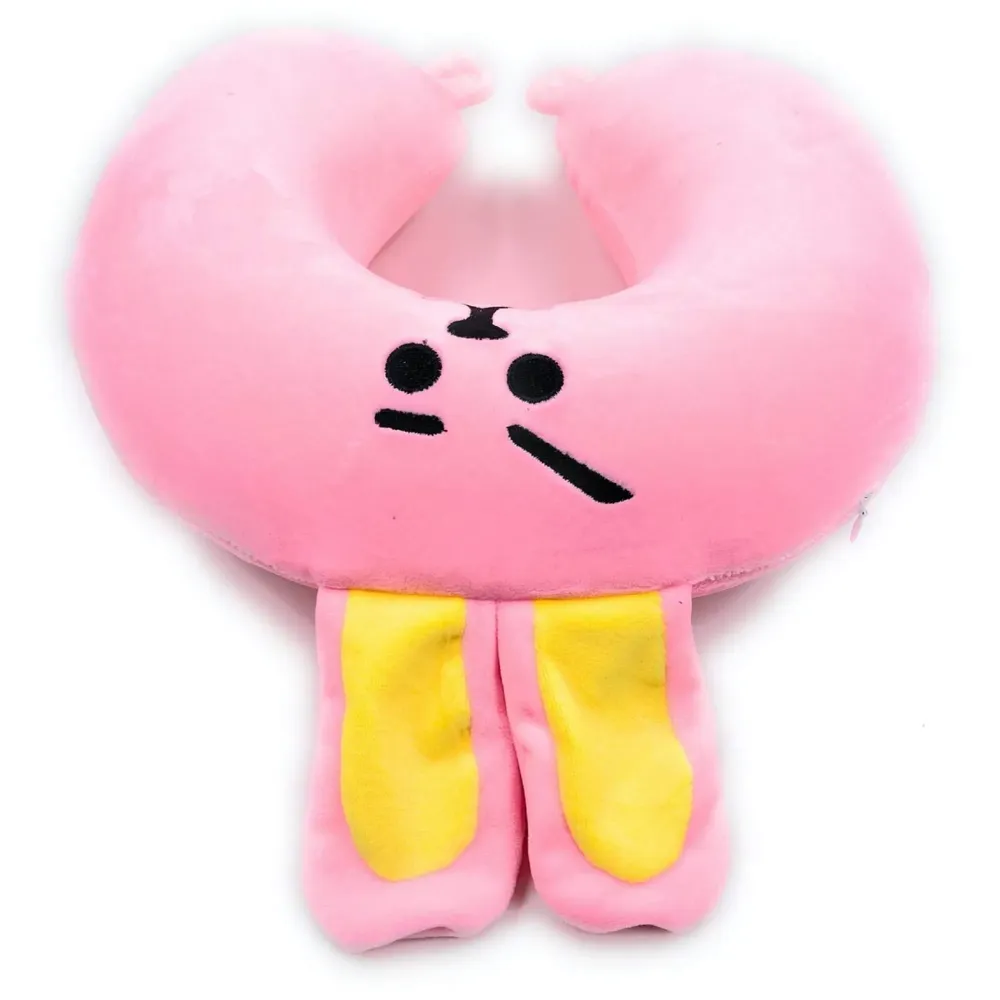 Velvet Neck Pillow (Set of 3, Bunny)