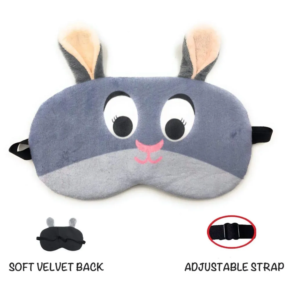 Velvet Neck Pillow (Set of 3, Bunny)
