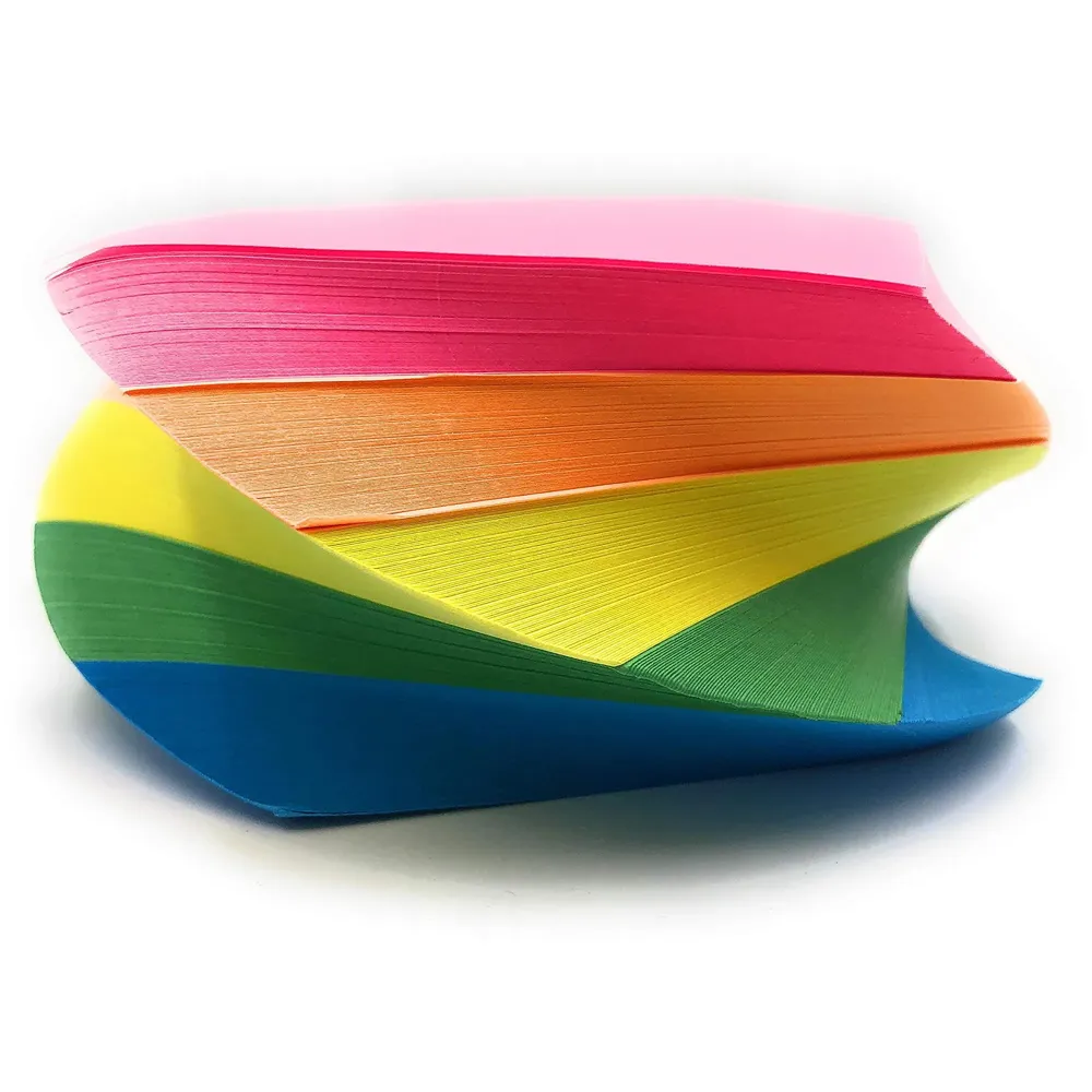 Pop up Memo Spiral Notes Pad 3 in x 3 in, 5 Candy Colour Easy Post Notes 500 Sheets Total - 2