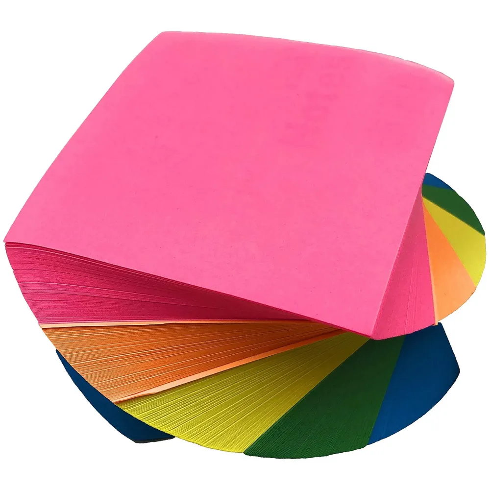 Pop up Memo Spiral Notes Pad 3 in x 3 in, 5 Candy Colour Easy Post Notes 500 Sheets Total - 4