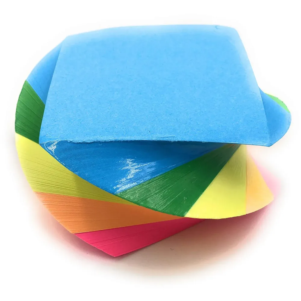 Pop up Memo Spiral Notes Pad 3 in x 3 in, 5 Candy Colour Easy Post Notes 500 Sheets Total - 5