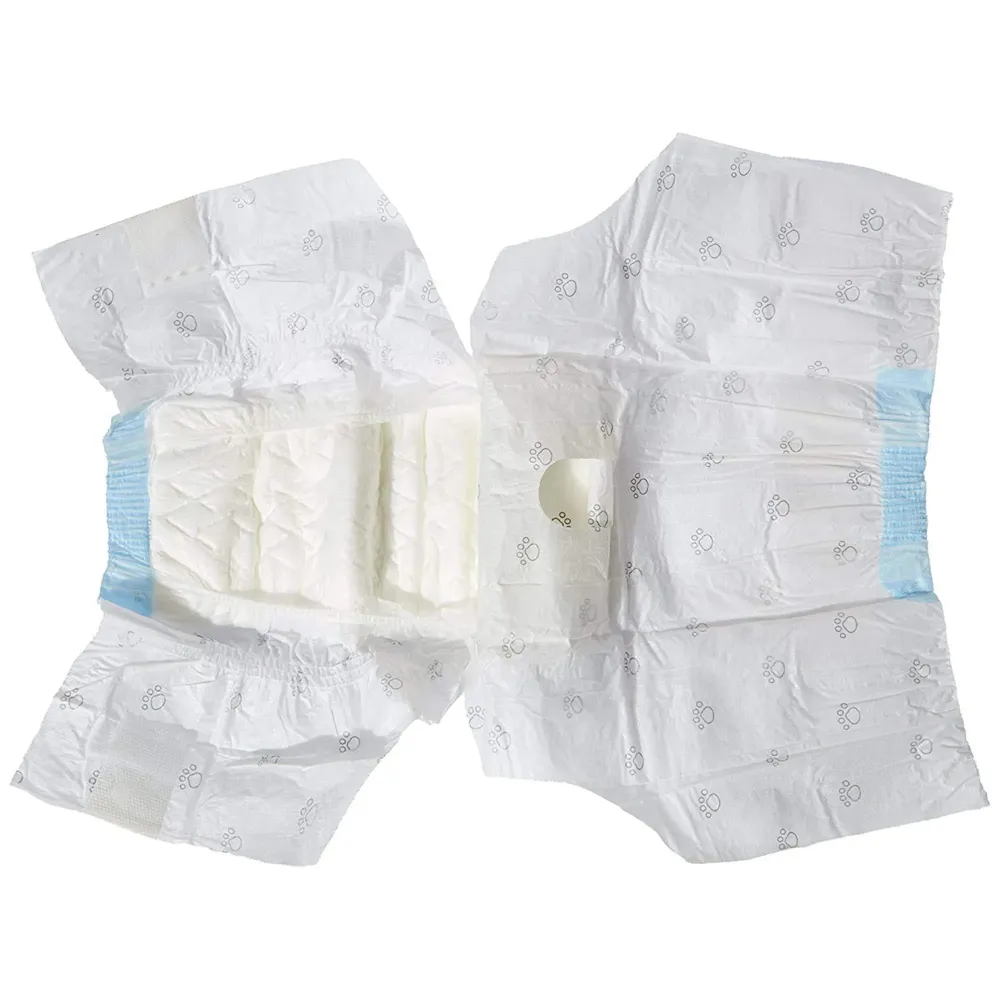 Dog Diaper, Pet Diapers High Absorb Disposable Dog Pants Adjustable Nappies Cover Up Panties. Pack of 10 Pcs