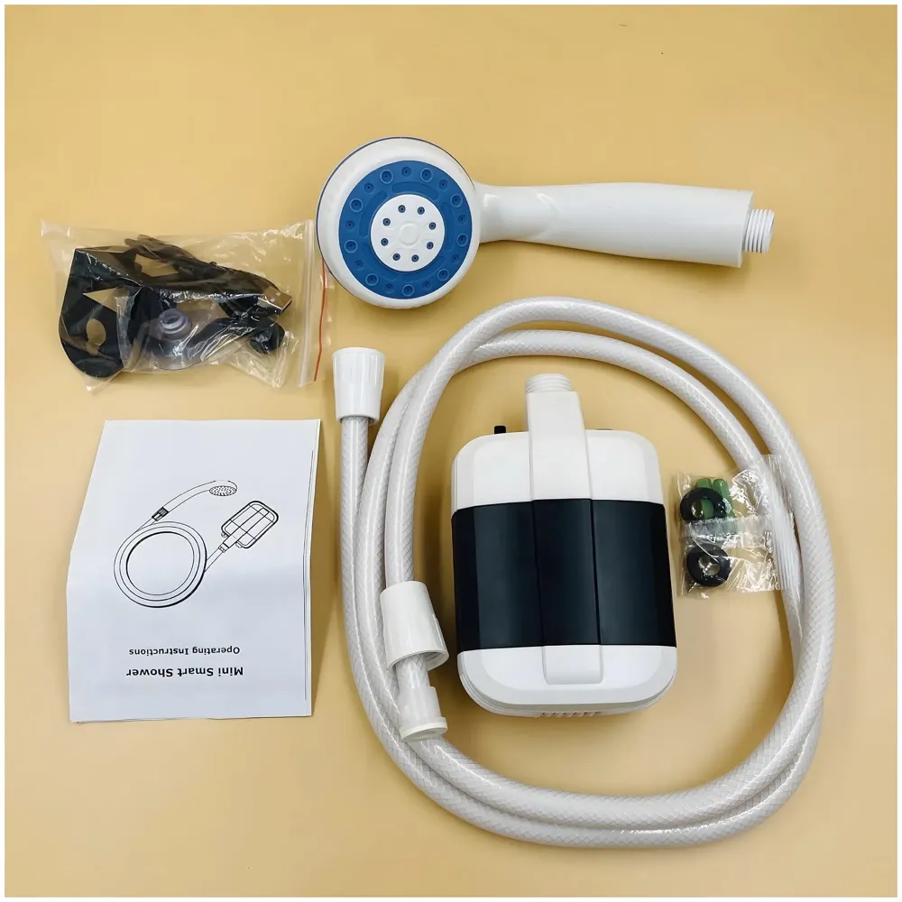 AQUAKART Portable Outdoor Shower, Water Saving, Powered Pump for Hiking Backpacking Camping Travel Beach Pets Watering Flowers - 5