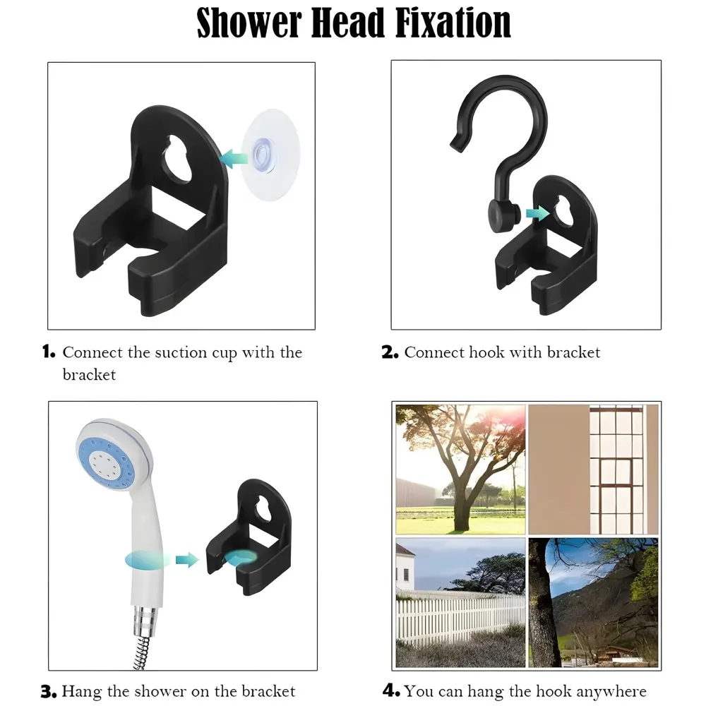 AQUAKART Portable Outdoor Shower, Water Saving, Powered Pump for Hiking Backpacking Camping Travel Beach Pets Watering Flowers - 7