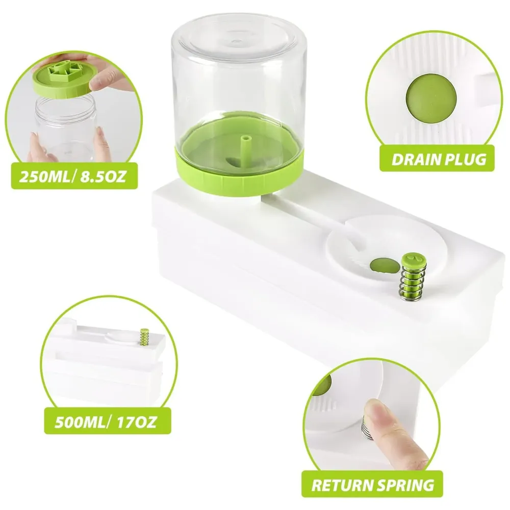 New Paint Brush Cleaner Brush Rinser, Paint Brush with Drain, Multifunctional Paint Brush Cleaner, Paint Brushes Cleaning Tool for Acrylic Paints and Water Colours