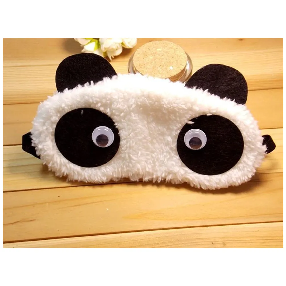 Panda cute Eye shade, Eyepad, Eye mask For sleeping, Animal Soft Eye Shade (Panda Eyes Set OF 2)