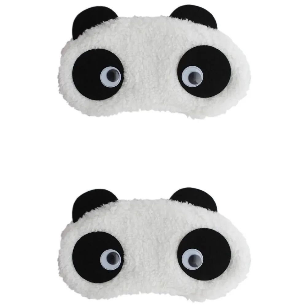 Panda cute Eye shade, Eyepad, Eye mask For sleeping, Animal Soft Eye Shade (Panda Eyes Set OF 2)