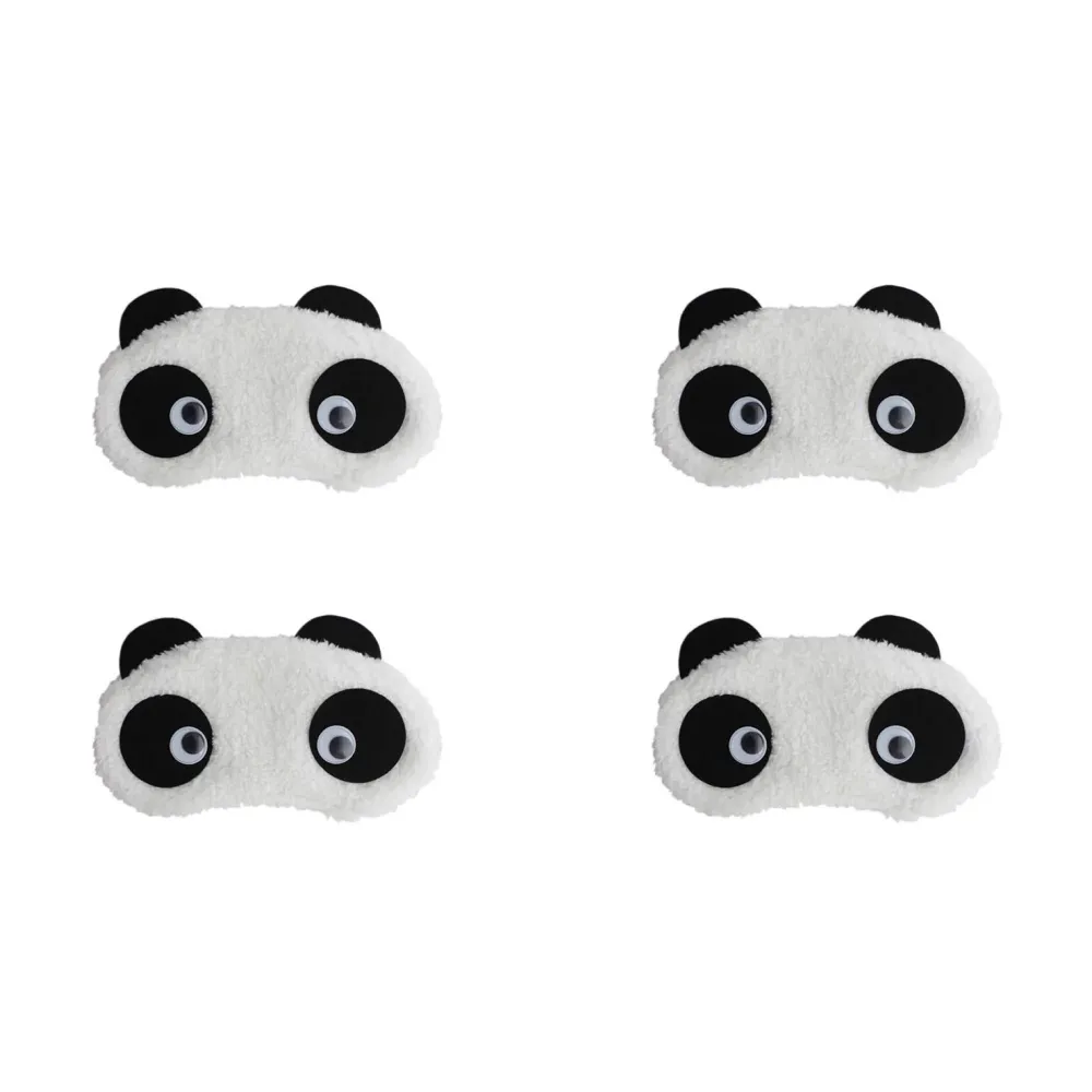 Panda cute Eye shade, Eyepad, Eye mask For sleeping, Animal Soft Eye Shade (Panda Eyes Set OF 4)