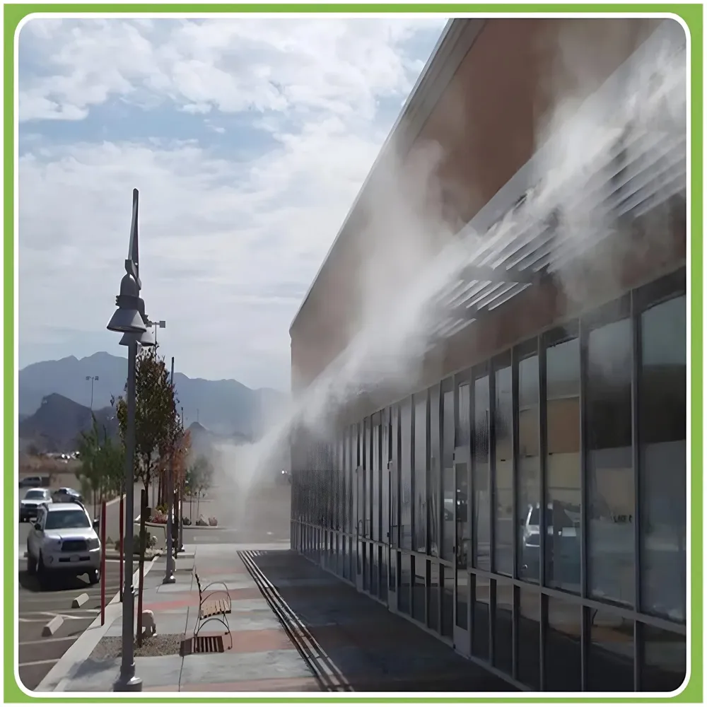 Garden Mist Cooling Kit, Outdoor Misting System for Patio, Garden, and Porch, Drip irrigation 30 ft Hose, Easy DIY Installation, 10 Adjustable Nozzles. - 8