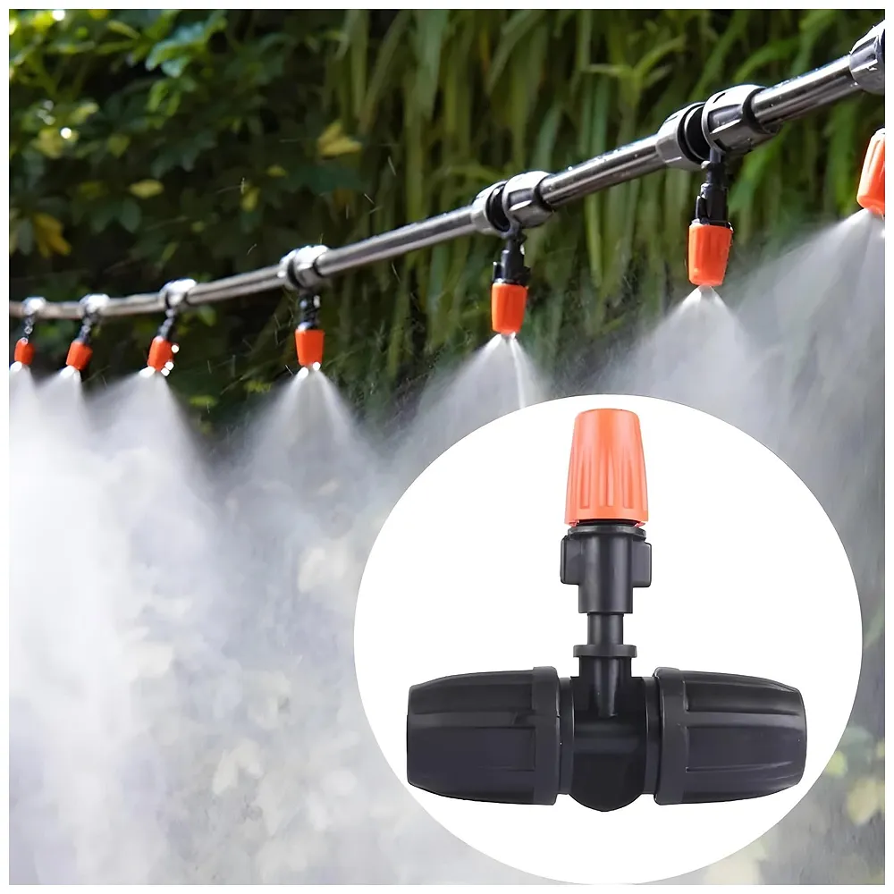 Garden Mist Cooling Kit 30ft Hose 10 Nozzles for Patio Porch DIY