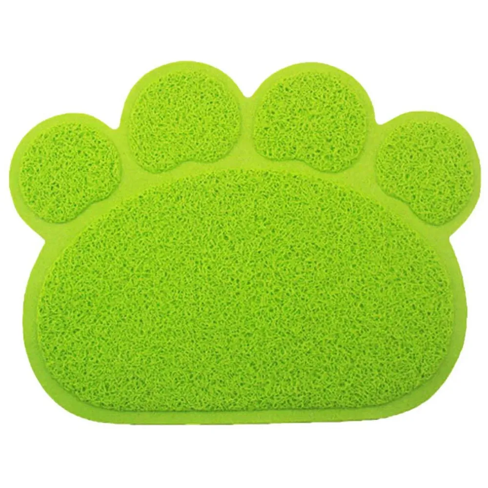 Multi-Purpose Pet Mat for Dogs and Cats ~ Feeding, Sitting, Scratching, House Breaking, Sleeping Placemat (Large 22 x 22 Inches, Light Green)