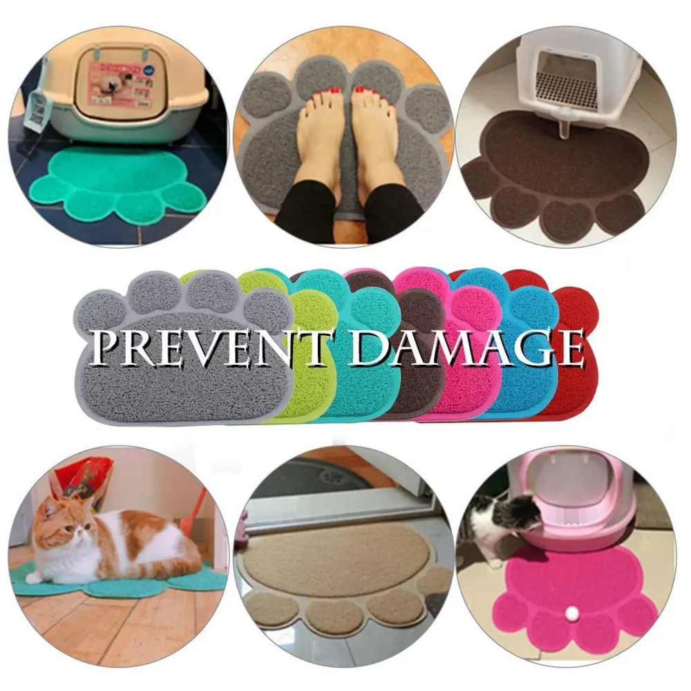 Multi-Purpose Pet Mat for Dogs and Cats ~ Feeding, Sitting, Scratching, House Breaking, Sleeping Placemat (Small 14 x 12 Inches, Brown)