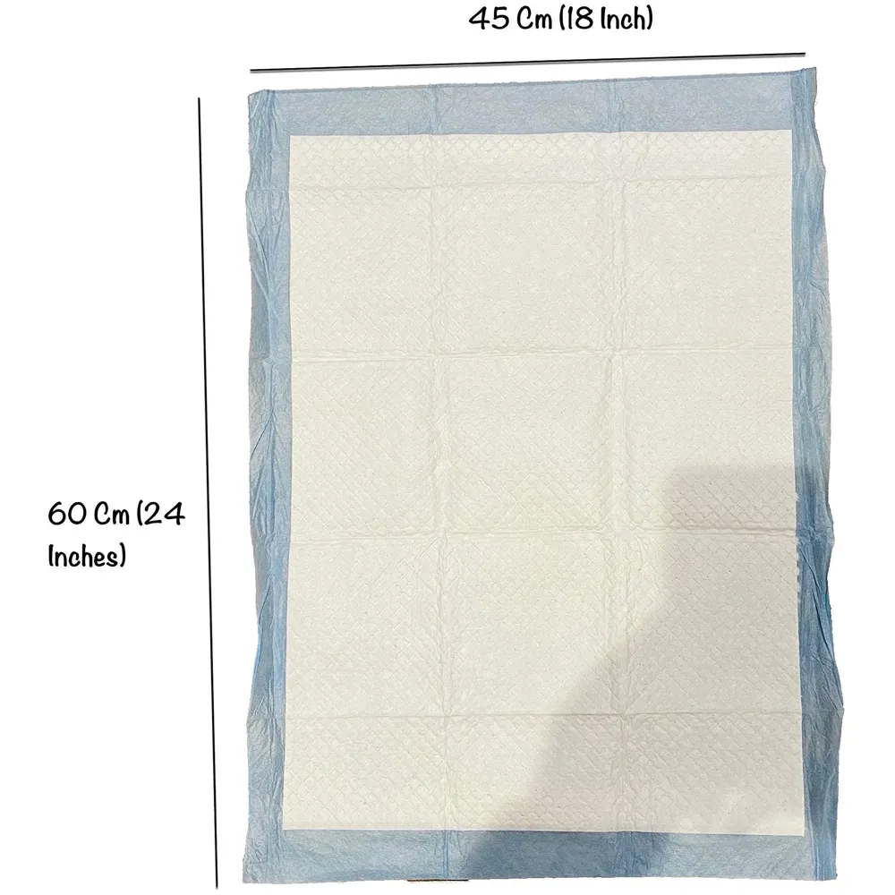 50 Pcs Puppy Training Pad ~ Pee Pads Potty Training 45 X 60 CMS, 50 pc Packing