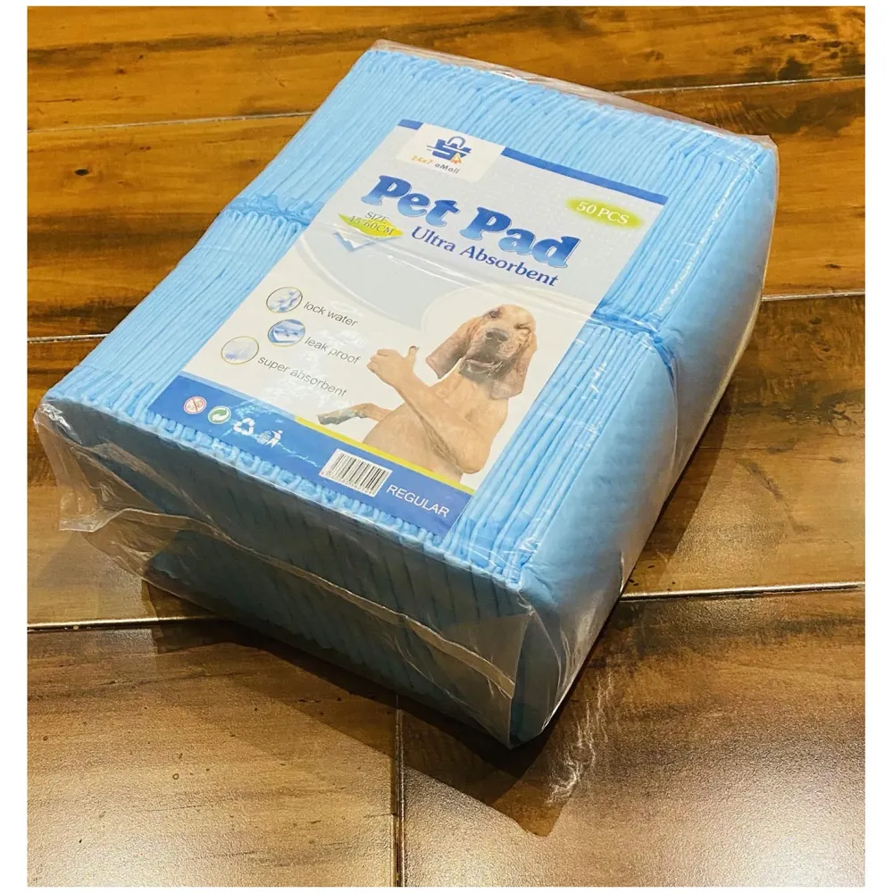 50 Pcs Puppy Training Pad ~ Pee Pads Potty Training 45 X 60 CMS, 50 pc Packing