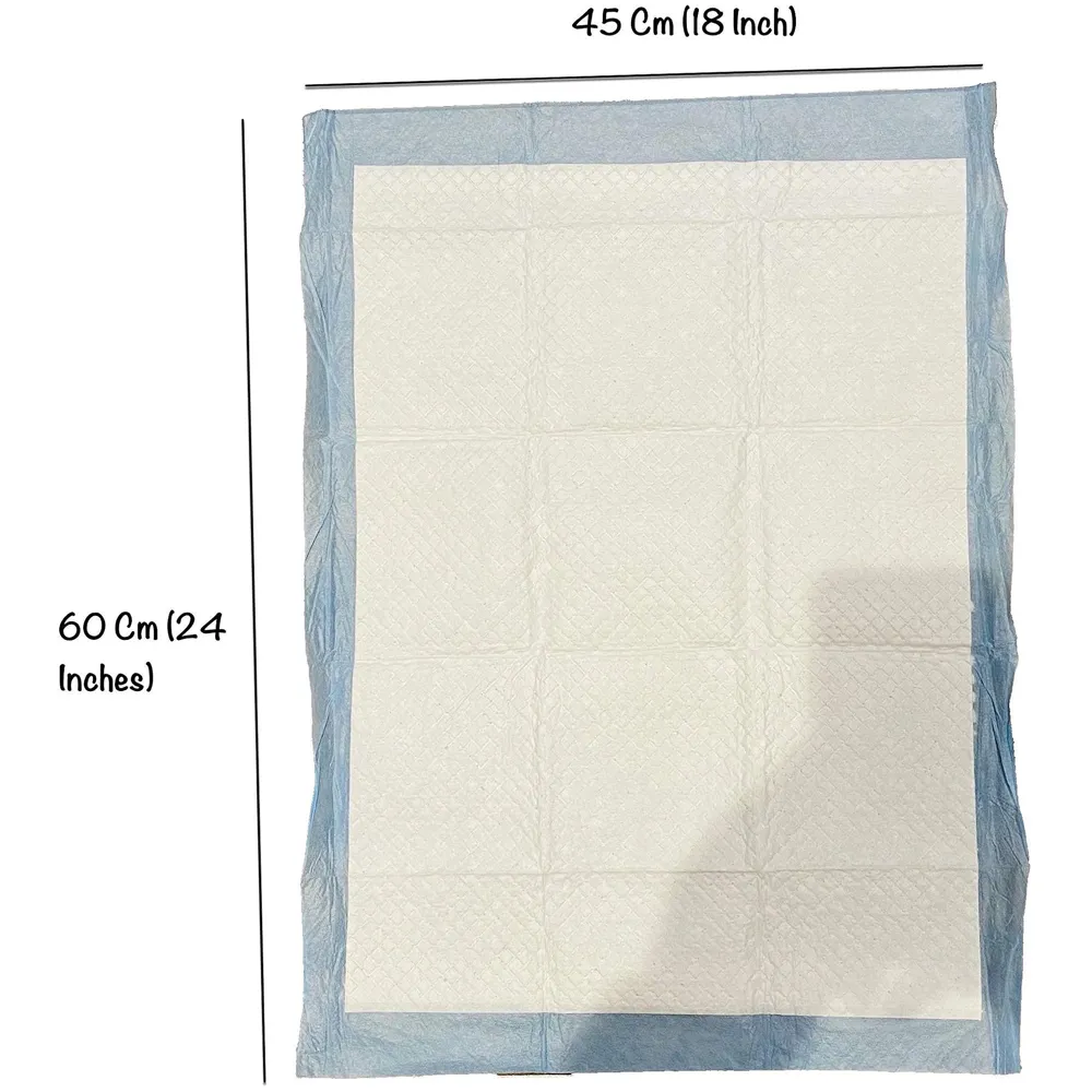 50 Pcs Puppy Training Pad ~ Pee Pads Potty Training 45 X 60 CMS, 50 pc Packing