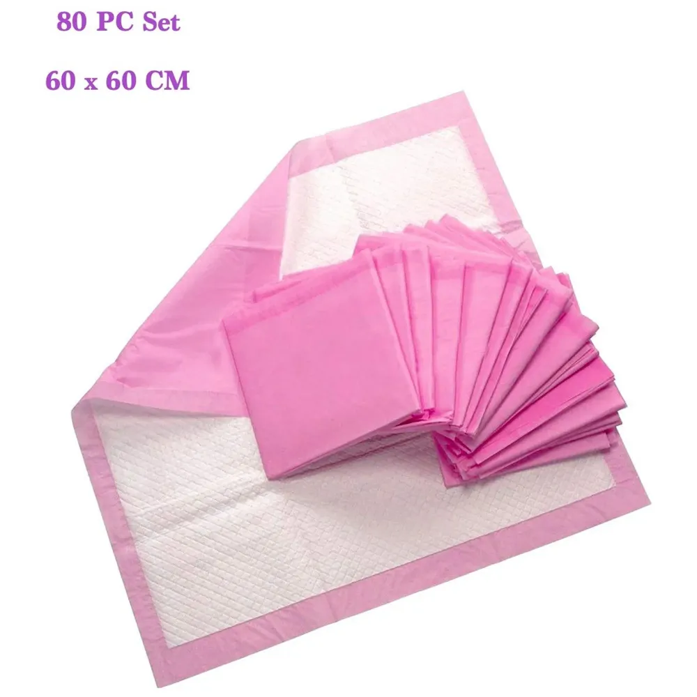 40 Pc Large Puppy Pee Pad ~ Pee Pads Ideal for House Breaking and Potty Training Large 60 x 60 CMS, 40pcs - 24 inch x 24 inch