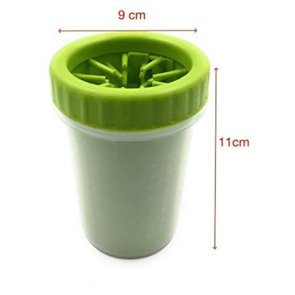 Small Breeds Portable Durable Cleaning Cup with Silicone Bristles Pet Paw Cleaner, 1 Piece - 4
