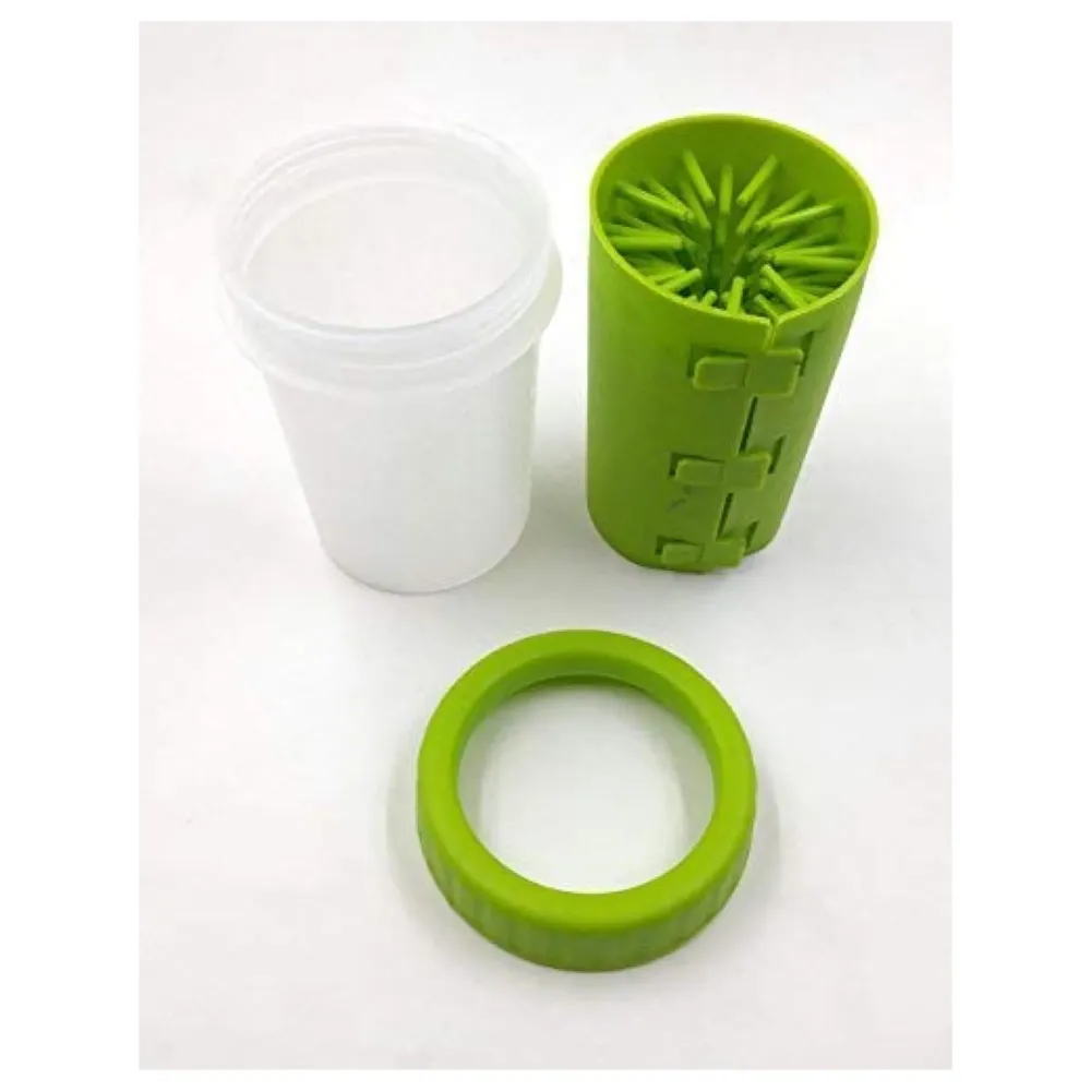 Small Breeds Portable Durable Cleaning Cup with Silicone Bristles Pet Paw Cleaner, 1 Piece - 7