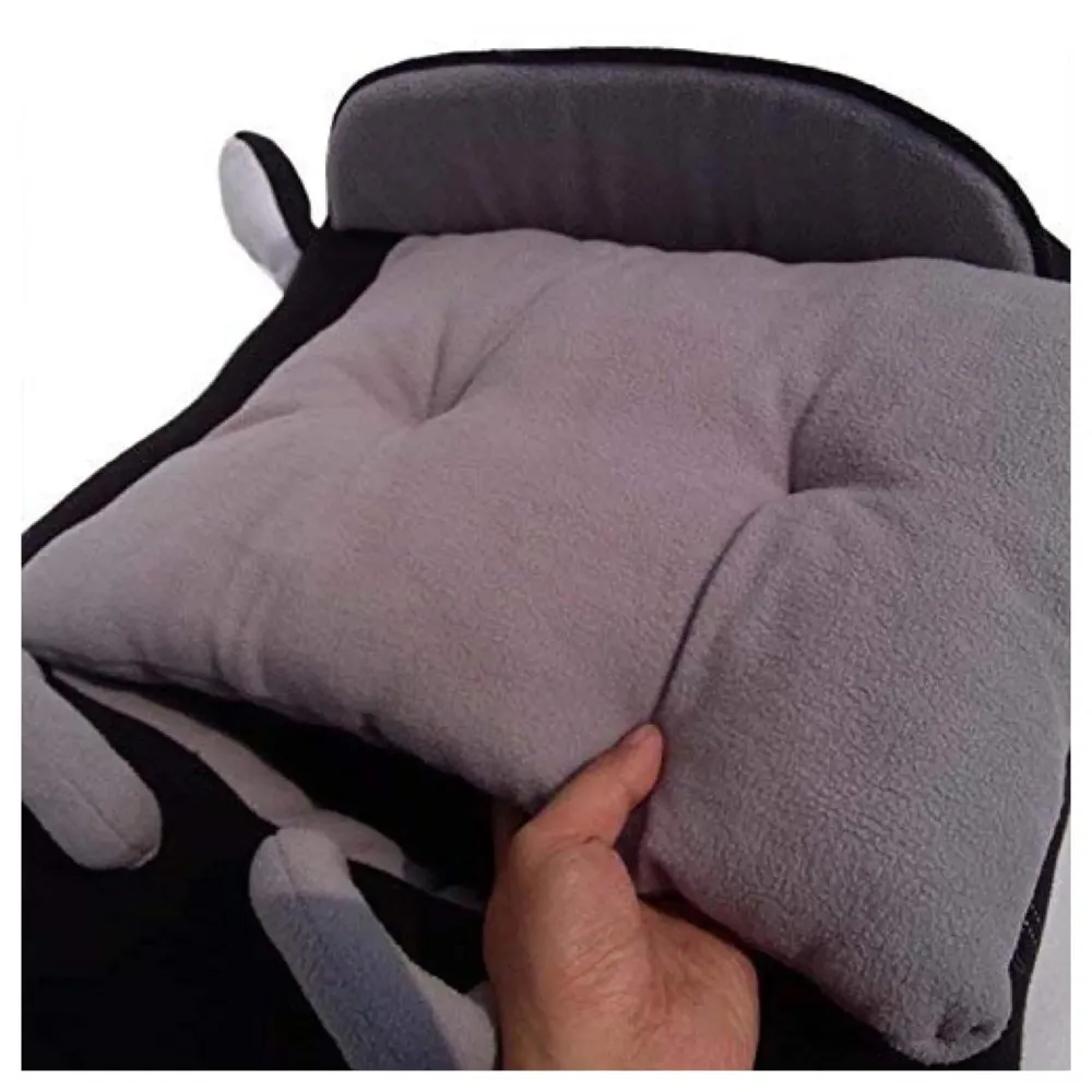 Cute Cozy Black Car Pet Beds Cover for Small to Medium Size Dog 27.6" X 19.7" X 7.9" (Black)