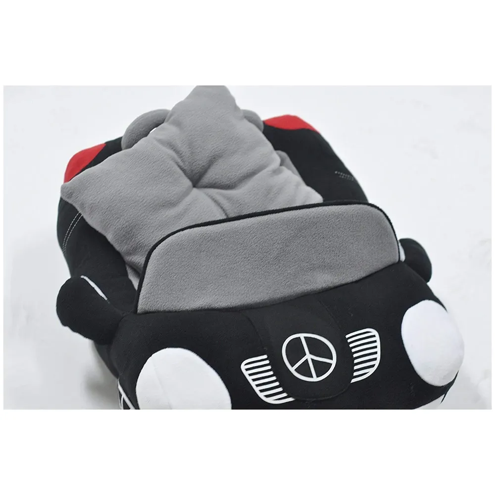Cute Cozy Black Car Pet Beds Cover for Small to Medium Size Dog 27.6" X 19.7" X 7.9" (Black)