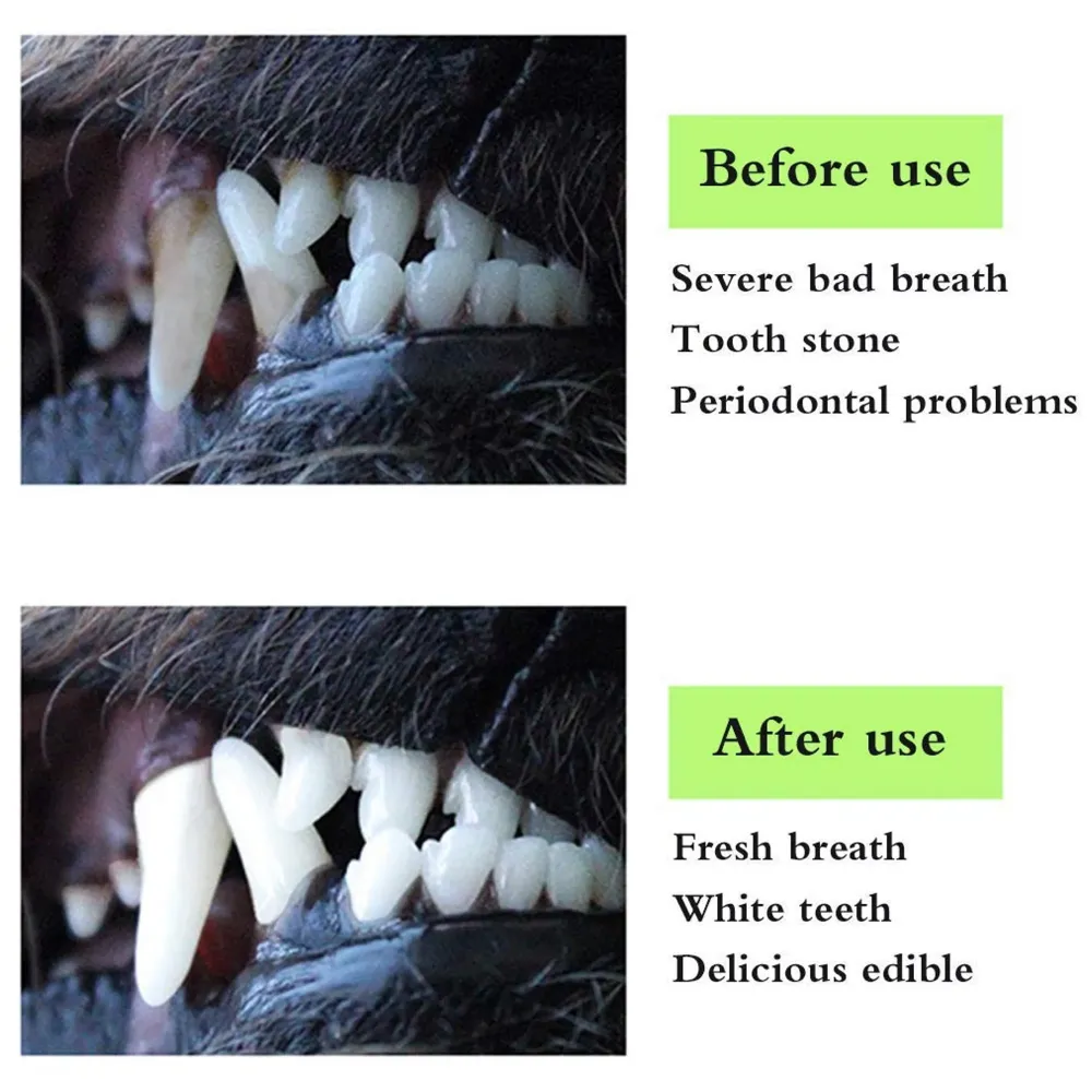 Dog Toothbrush Stick-Puppy Dental Care Brushing Stick Effective Doggy Teeth Cleaning Massager Nontoxic Natural Rubber Bite Resistant Chew Toys for Dogs Pets (Small Breeds Blue) - 3